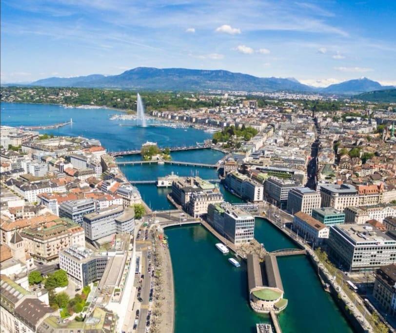 Modern'Blue - Gare Annemasse A 3Min-Geneve Acces Direct Apartment Ngoại thất bức ảnh